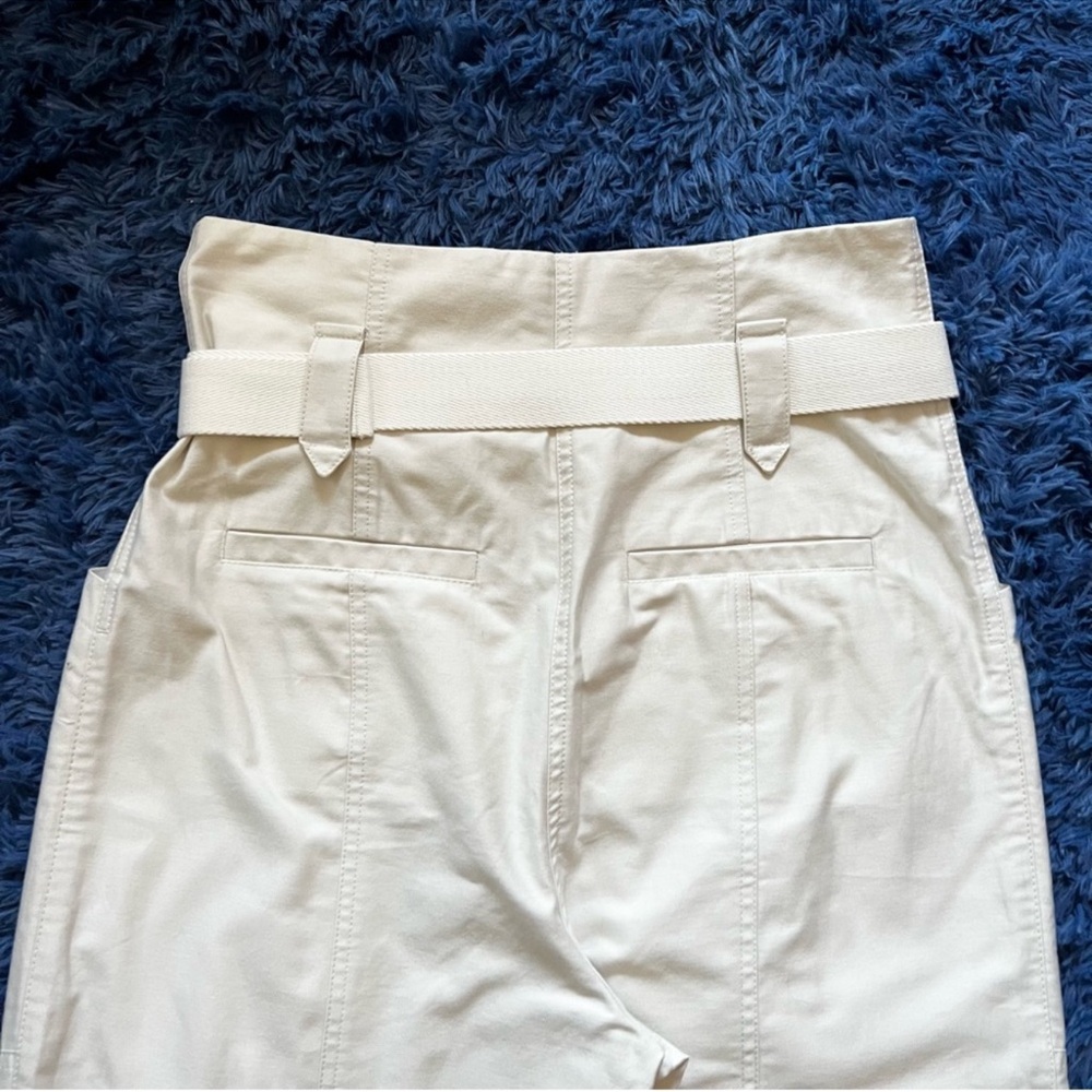New! IRO Cursola Paperbag High Waist Pants in Cloudy White - Picture 9 of 10